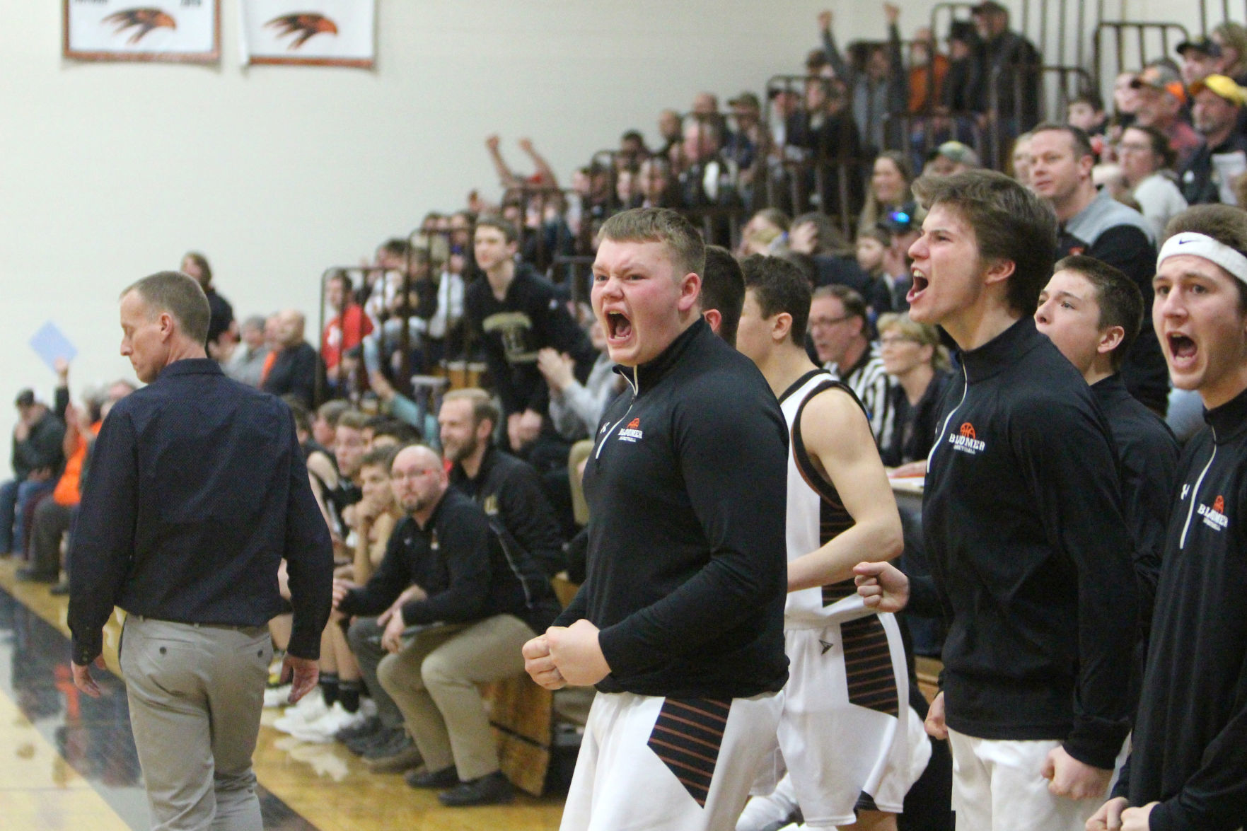 Hayward at Bloomer boys basketball 3-1-19